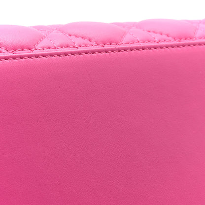 Christian Dior Lambskin Cannage Medium Lady Dior Pink 11 of 11