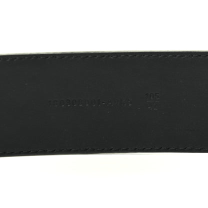 Fendi Vitello Century Bi-Color FF 1974 Embossed Belt 105 42 Maya Black 4 of 5