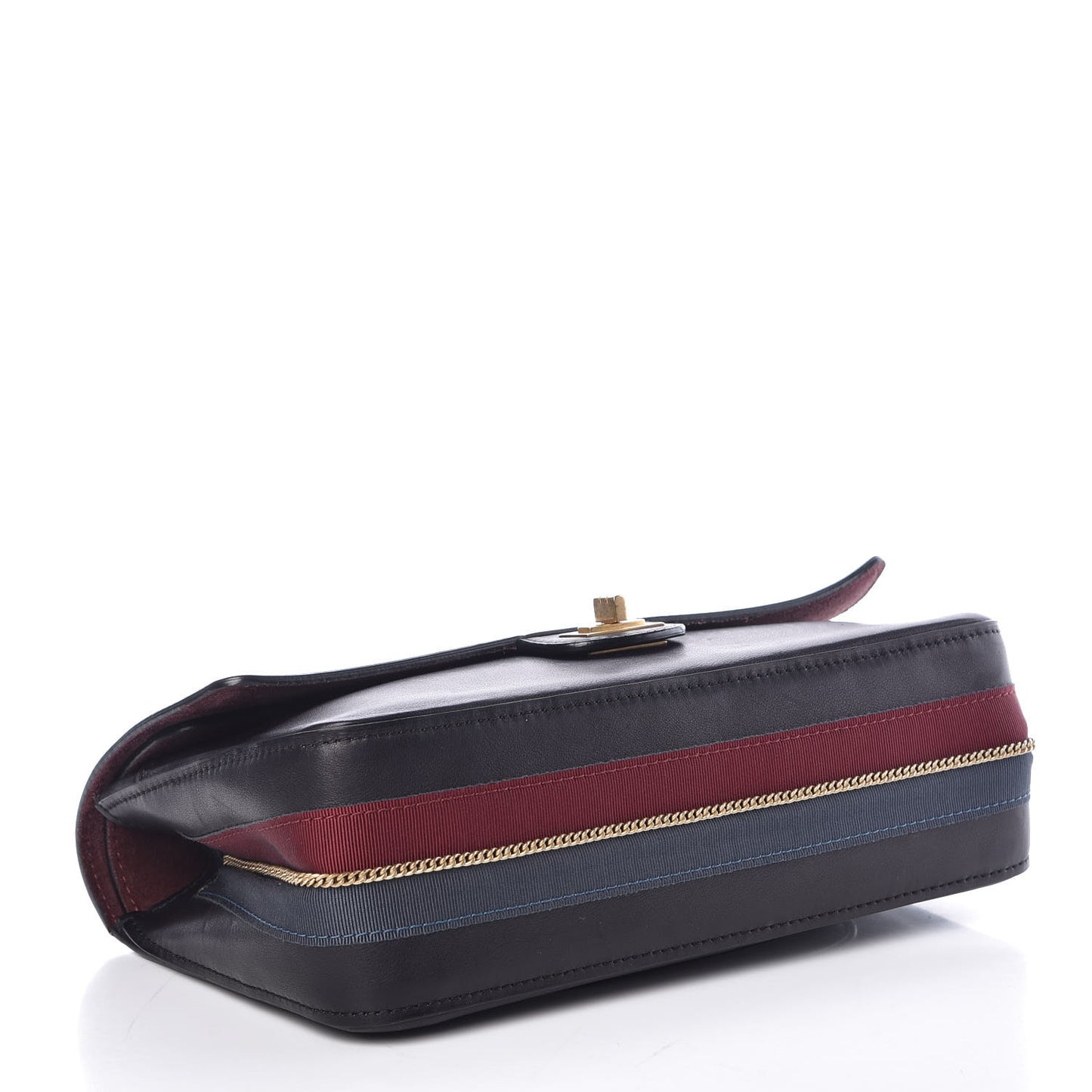 Calfskin Nude 2.55 Medals Reissue 226 Flap Black Grey Burgundy