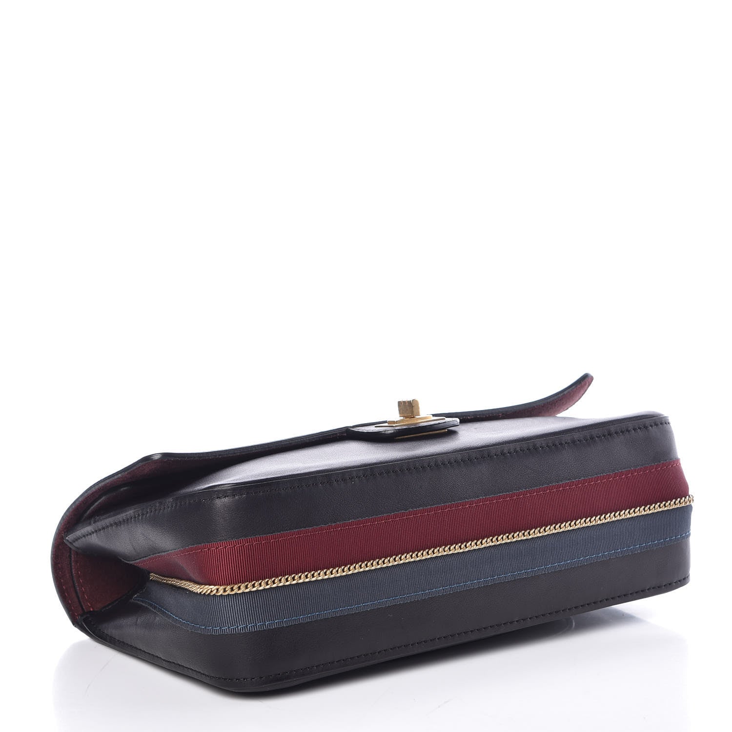 Chanel Calfskin Nude 2.55 Medals Reissue 226 Flap Black Grey Burgundy 4 of 10