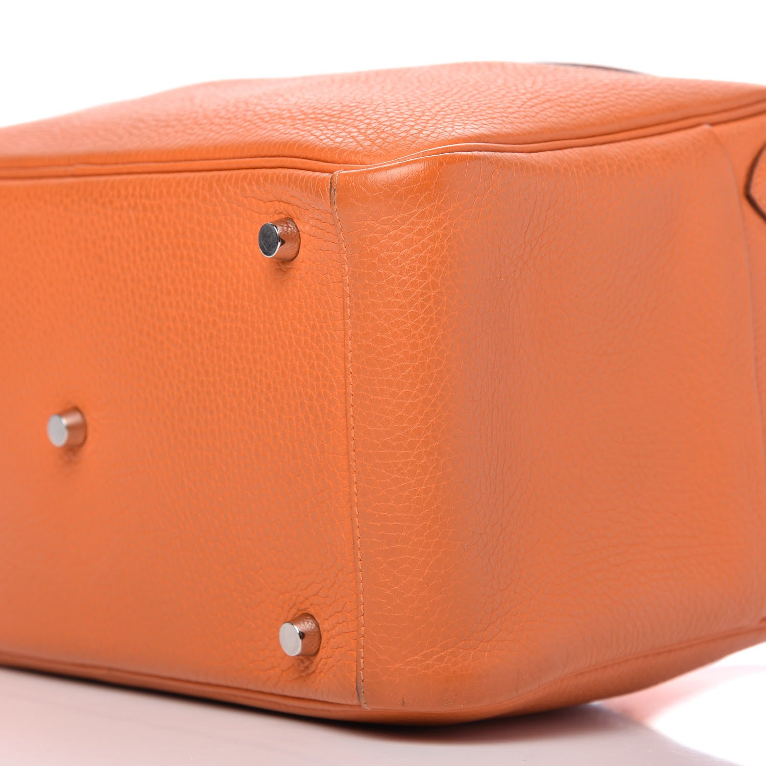 Hermes Taurillon Clemence Lindy 30 Orange 7 of 9