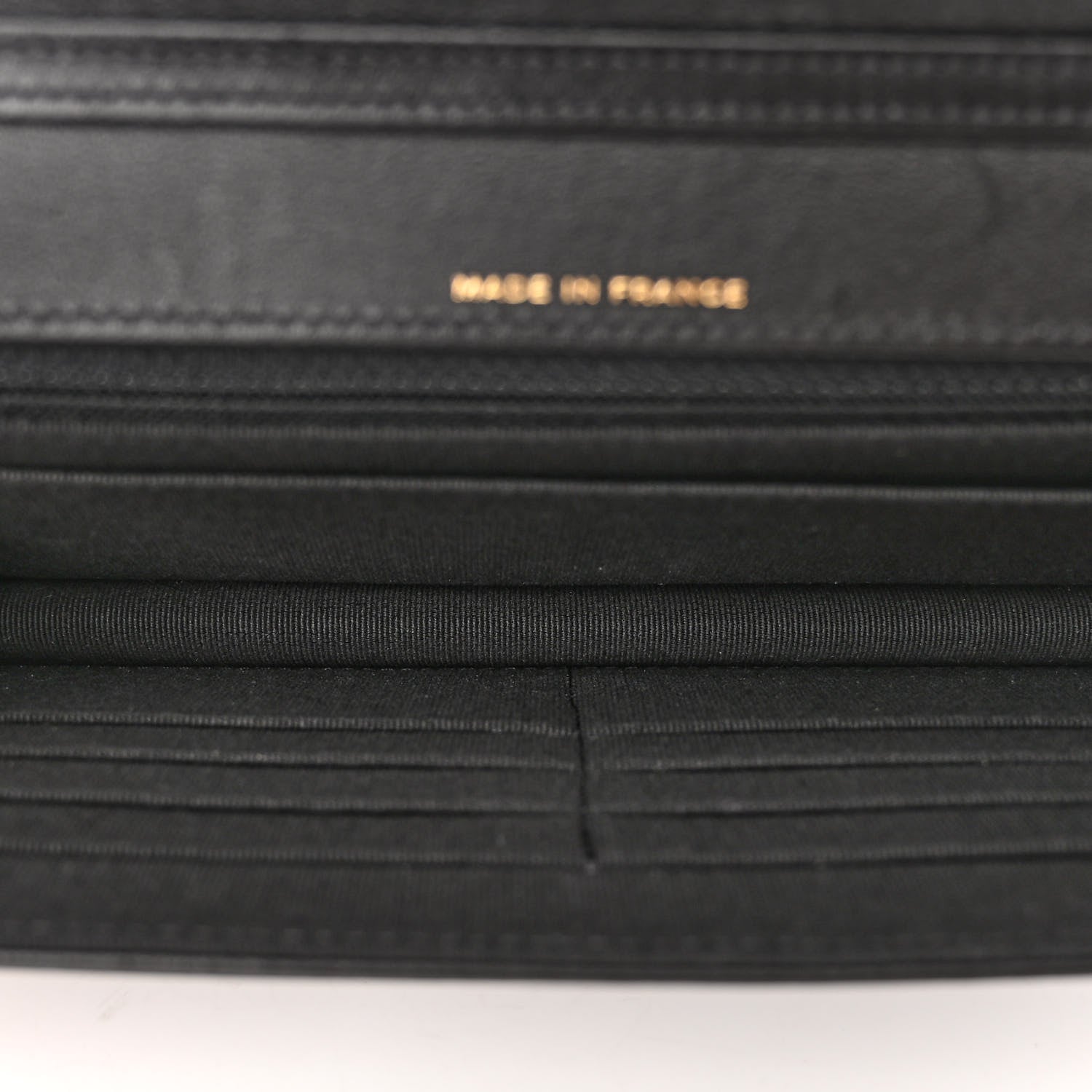 Chanel Lambskin Quilted Timeless CC Wallet On Chain WOC Black 5 of 13