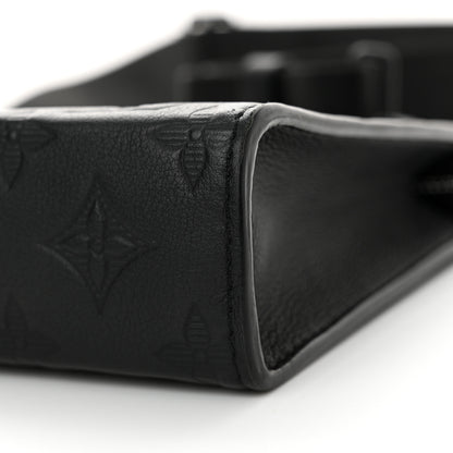 Louis Vuitton Calfskin Monogram Shadow Gaston Wearable Wallet 10 of 11