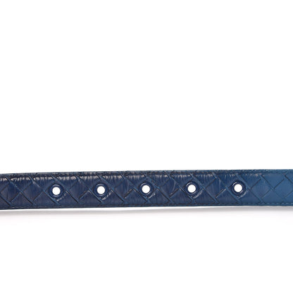 Bottega Veneta Nappa Intrecciato Belt 80 32 Blue 5 of 7