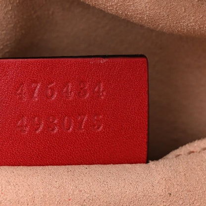 Gucci Calfskin Matelasse GG Marmont Belt Bag 85 34 Hibiscus Red 7 of 14