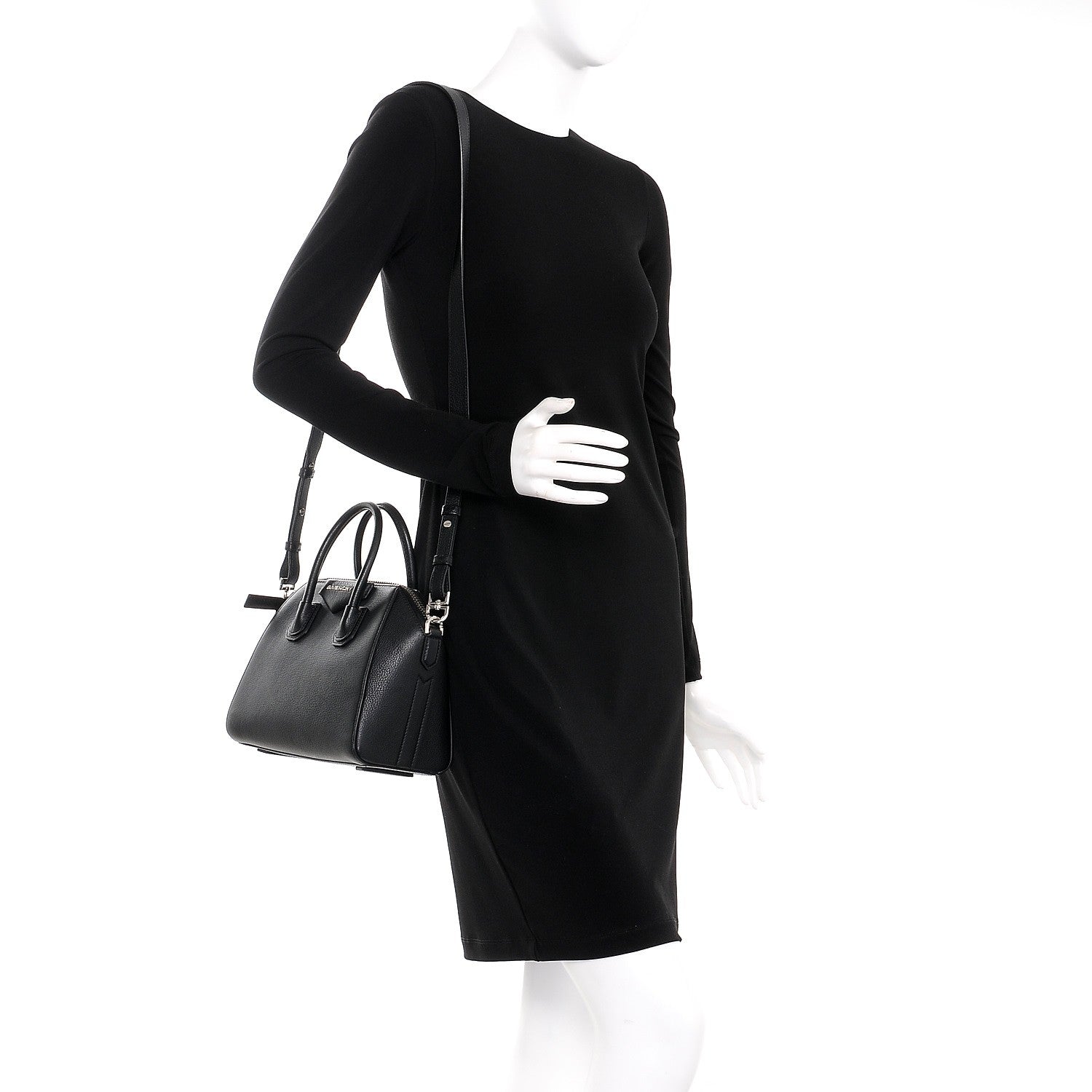 Givenchy Sugar Goatskin Mini Antigona Black 2 of 8