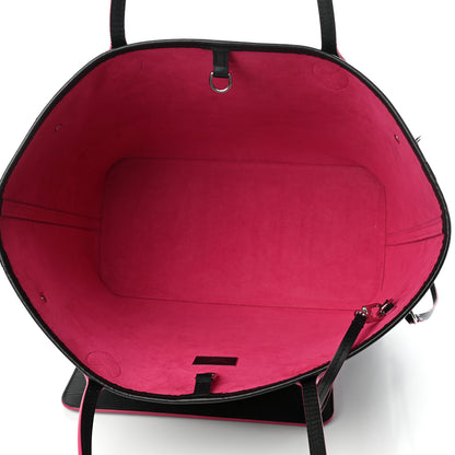 Louis Vuitton Epi Neverfull MM Black Hot Pink 4 of 5