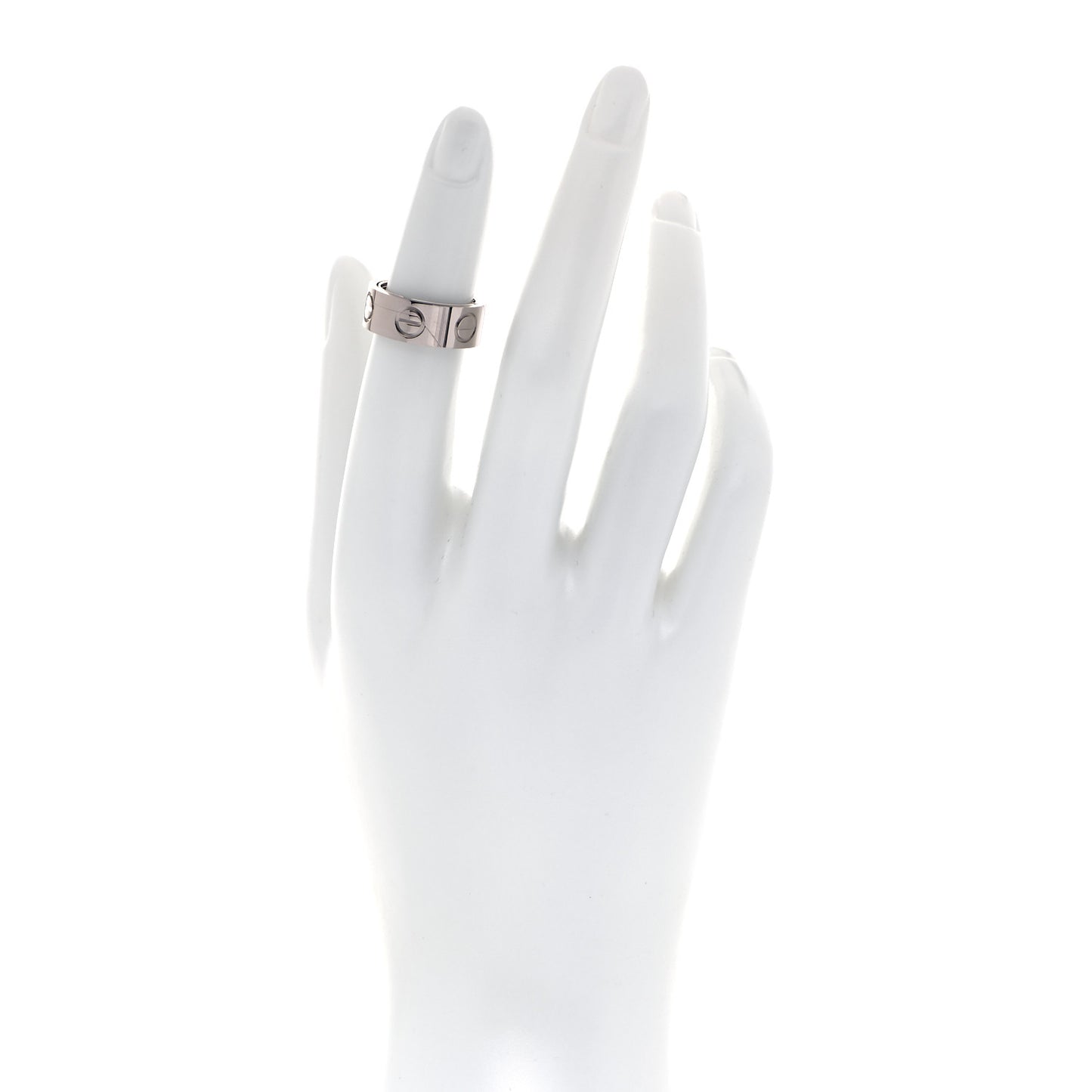 18K White Gold 7mm Astro LOVE Ring 47 4