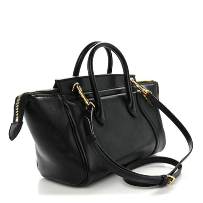 Celine Supple Shiny Lambskin Little New Luggage Black 3 of 9