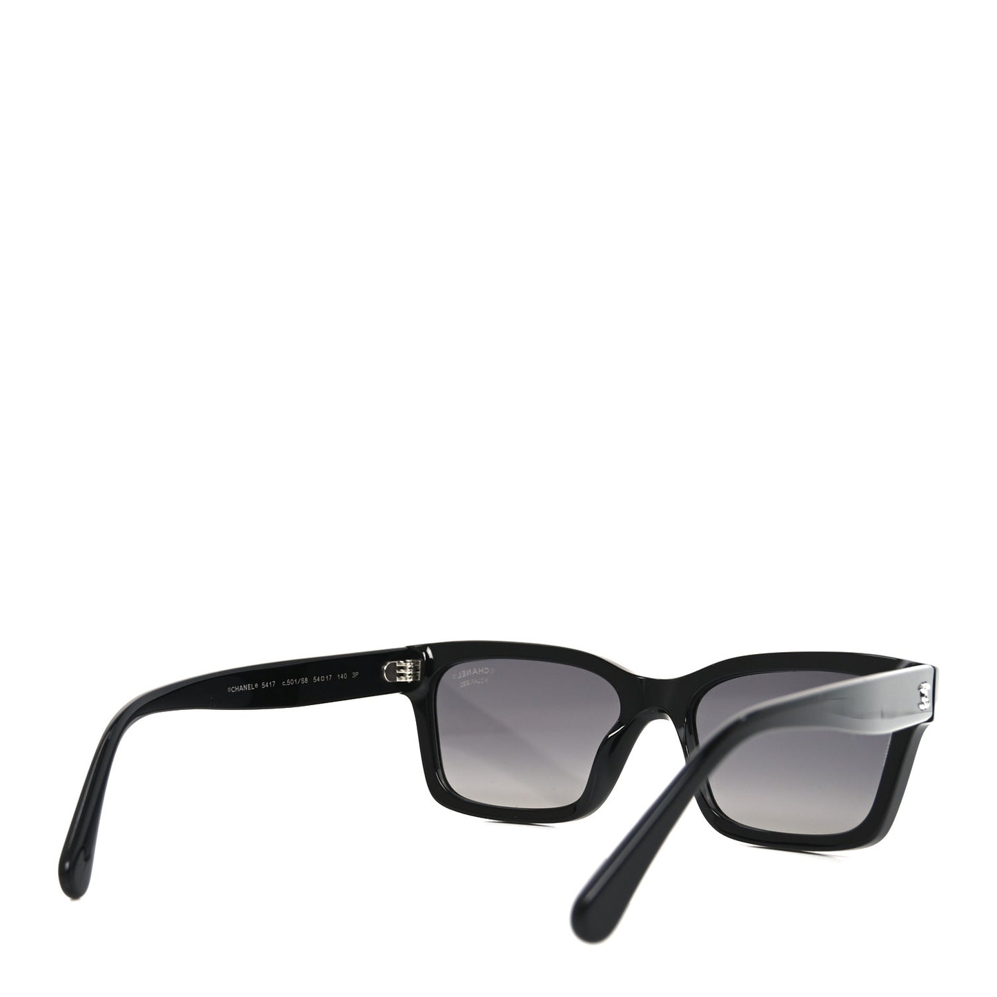 Acetate Square Sunglasses 5417 Black