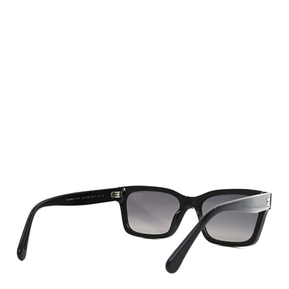 Chanel Acetate Square Sunglasses 5417 Black 4 of 7