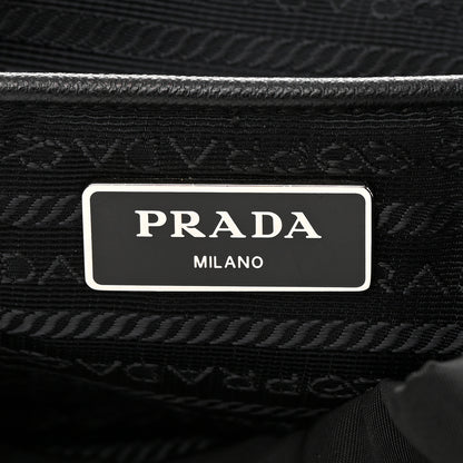 Prada Nylon Tessuto Saffiano Zipper Backpack Black 5 of 11