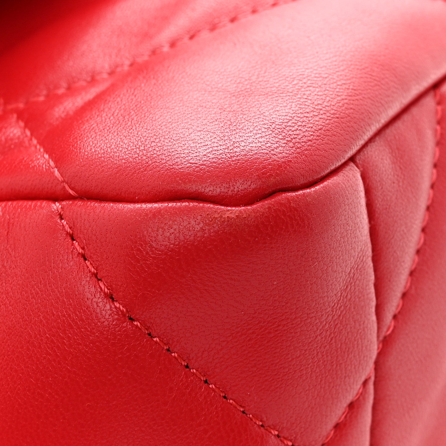 Chanel Lambskin Quilted Medium Chanel 19 Flap Red 11 of 12
