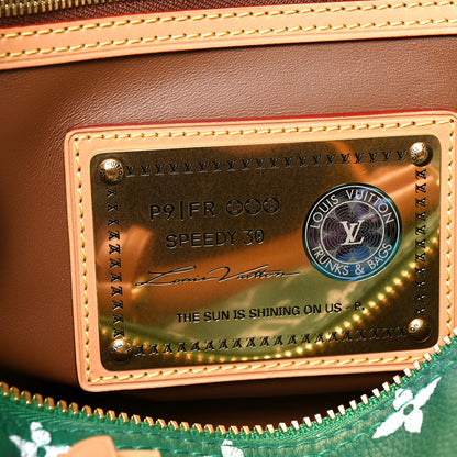 Louis Vuitton Calfskin Monogram Speedy P9 Bandouliere 30 Green Green 7 of 12