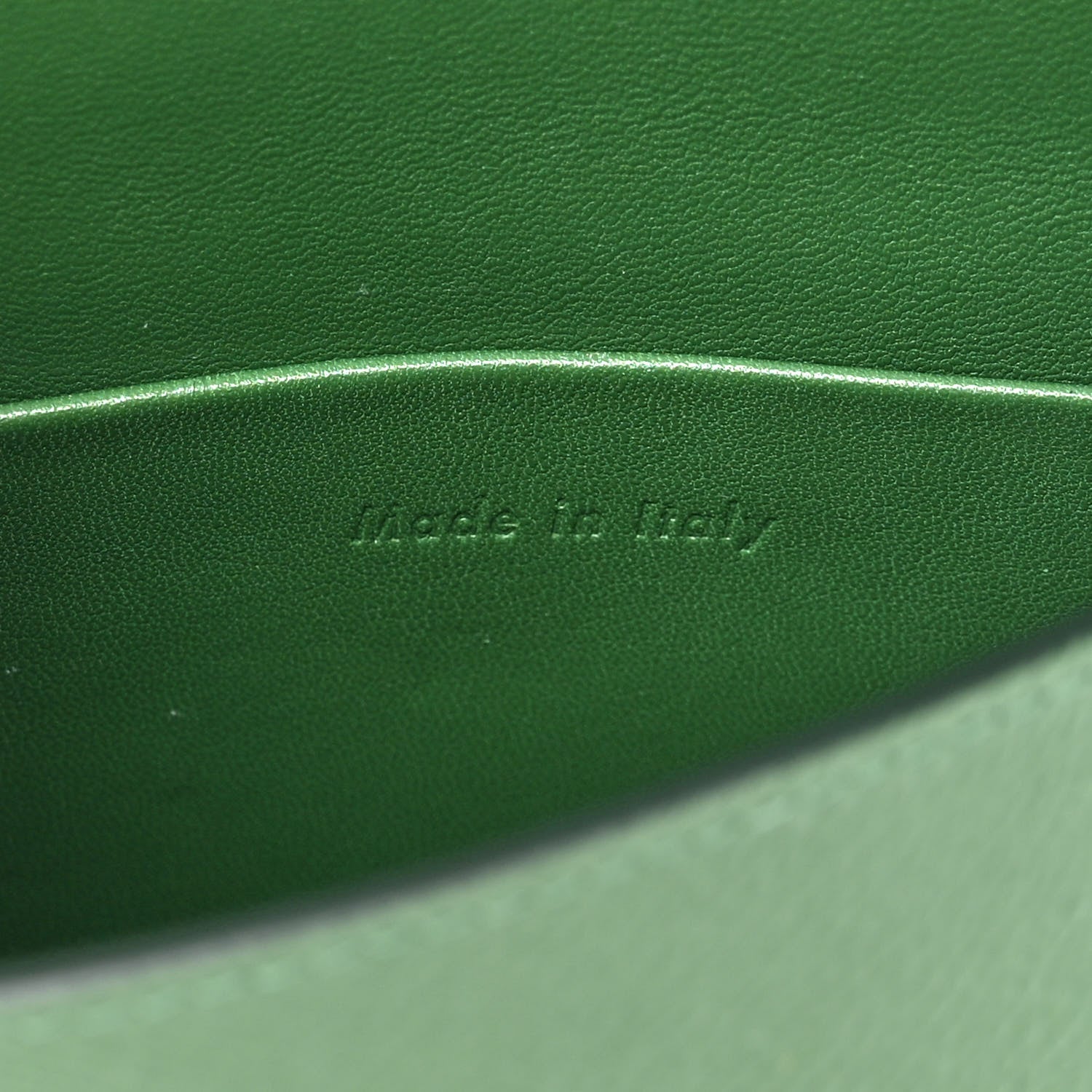 Celine Grained Calfskin Small Trotteur Light Forest 7 of 18