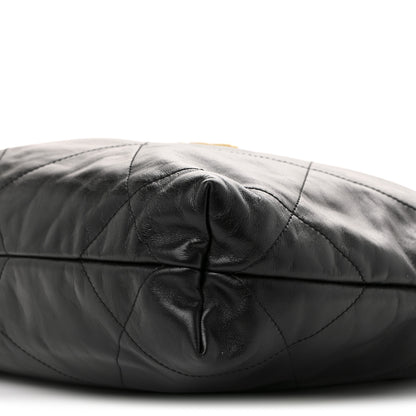 Chanel Shiny Calfskin Quilted Small Chanel 22 Black 11 of 11