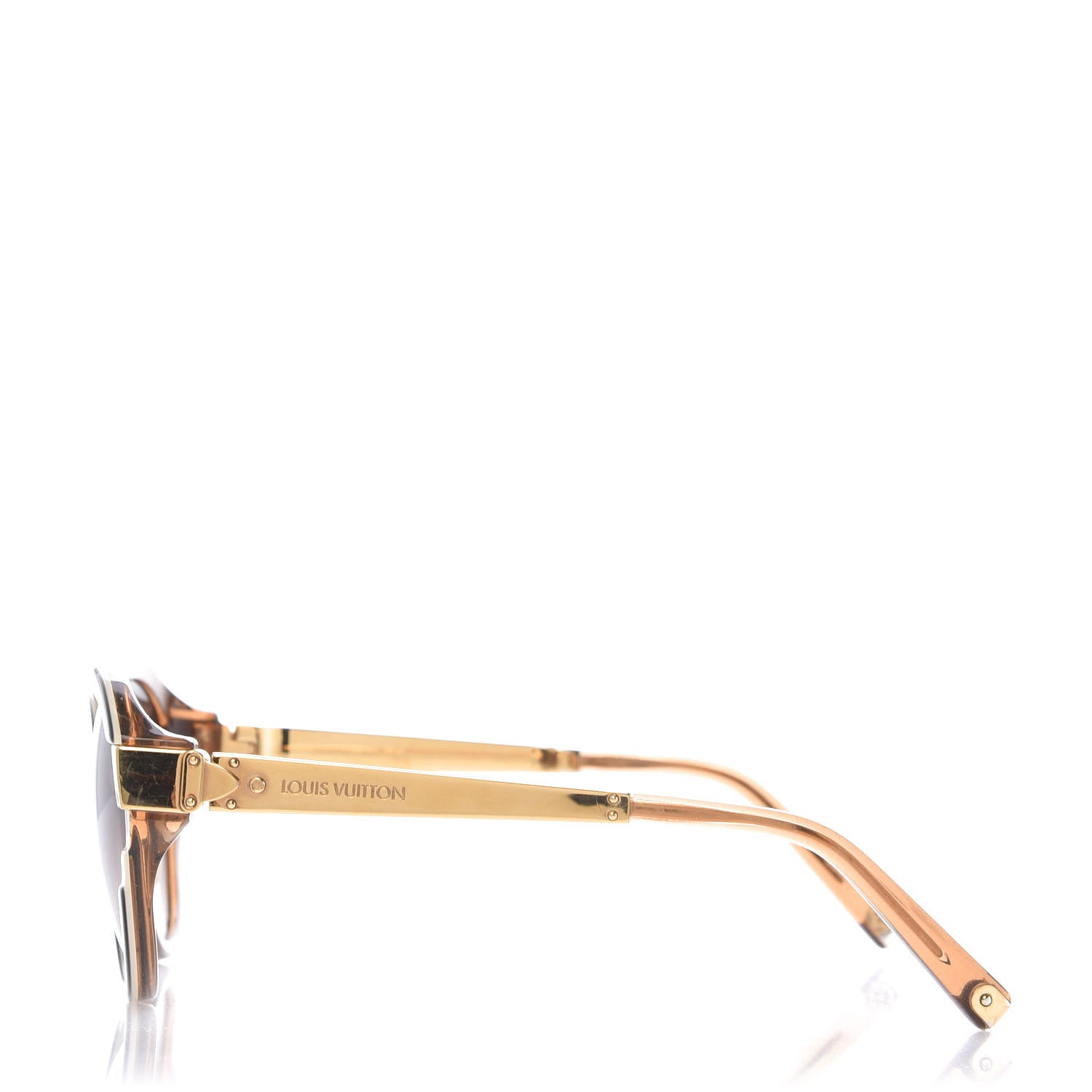 Louis Vuitton Petit Soupcon Cat Eye Sunglasses Z0487W Brown 3 of 8