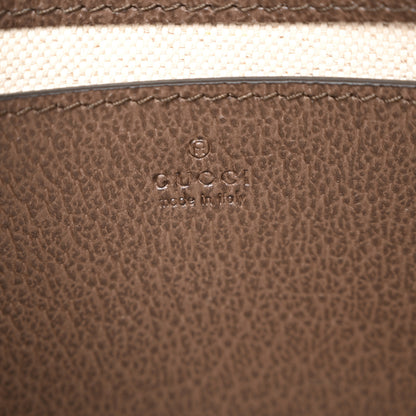 Gucci GG Supreme Monogram Textured Dollar Calfskin Mini Ophidia Chain Bag Beige Ebony 6 of 11