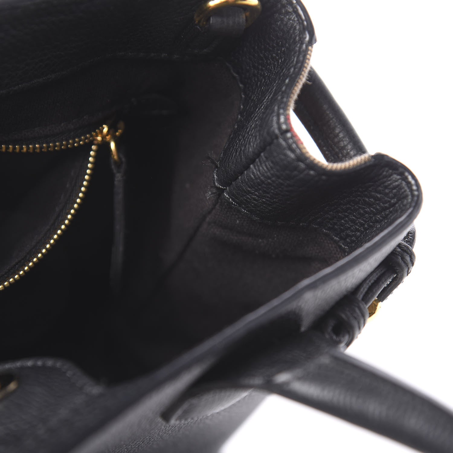 Burberry Grainy Calfskin House Check Small Banner Tote Black 10 of 14