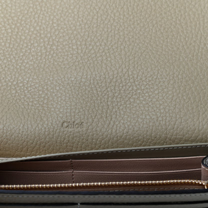 Chloe Calfskin Alphabet Long Wallet Sage 6 of 8