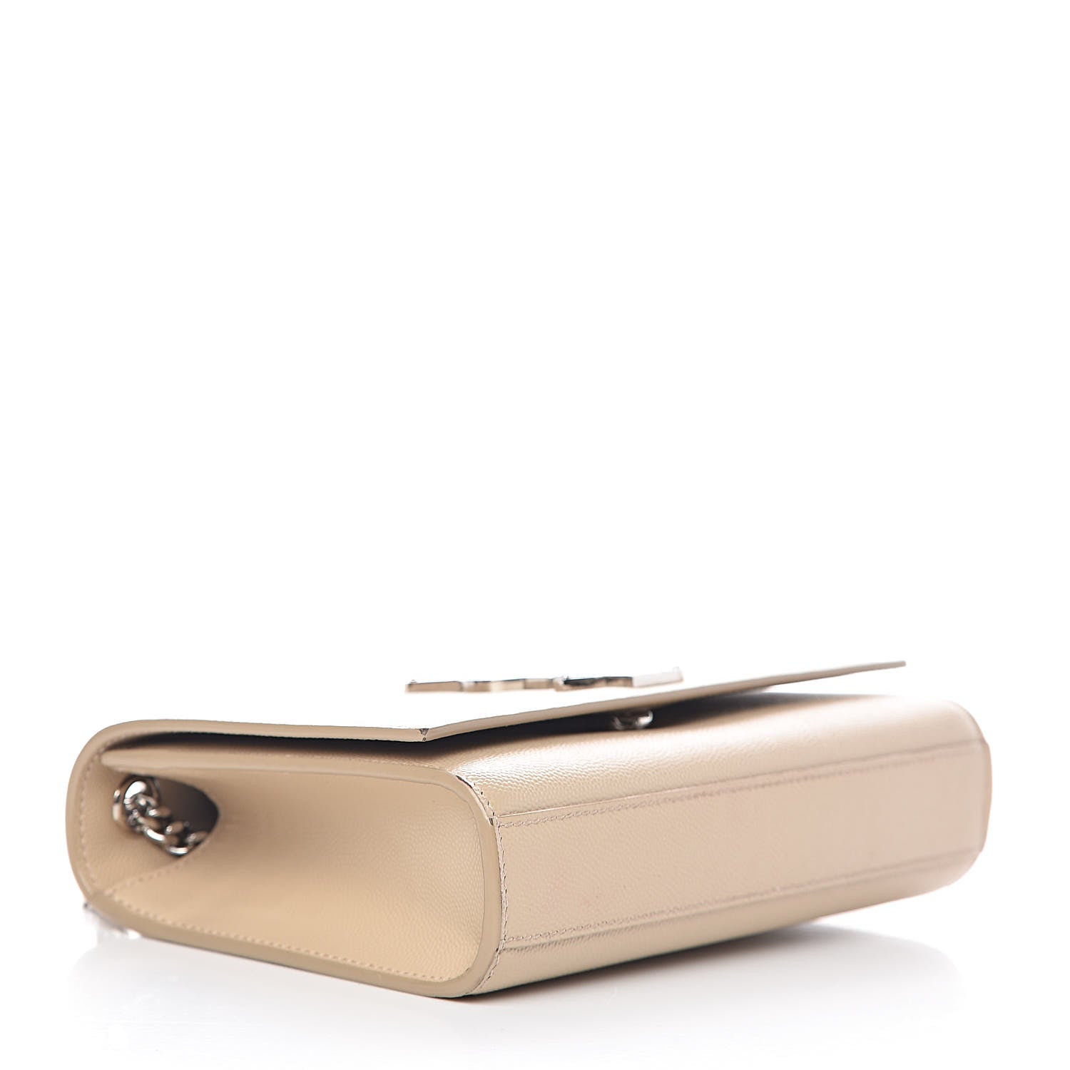 Saint Laurent Grain De Poudre Small Monogram Kate Satchel Nude Powder 4 of 14