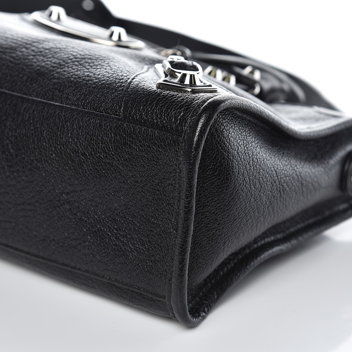 Balenciaga Chevre Silver Metallic Edge Hardware S City Black 9 of 9