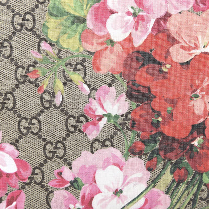 Gucci GG Supreme Monogram Blooms Mini Chain Shoulder Bag Beige Multicolor Dry Rose 8 of 11