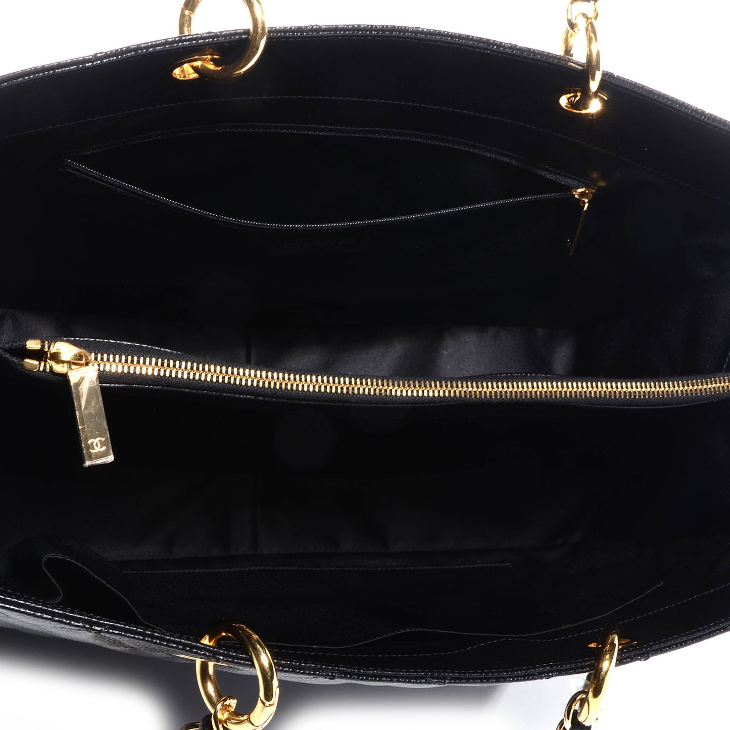 Caviar XL Grand Shopping Tote GST Black