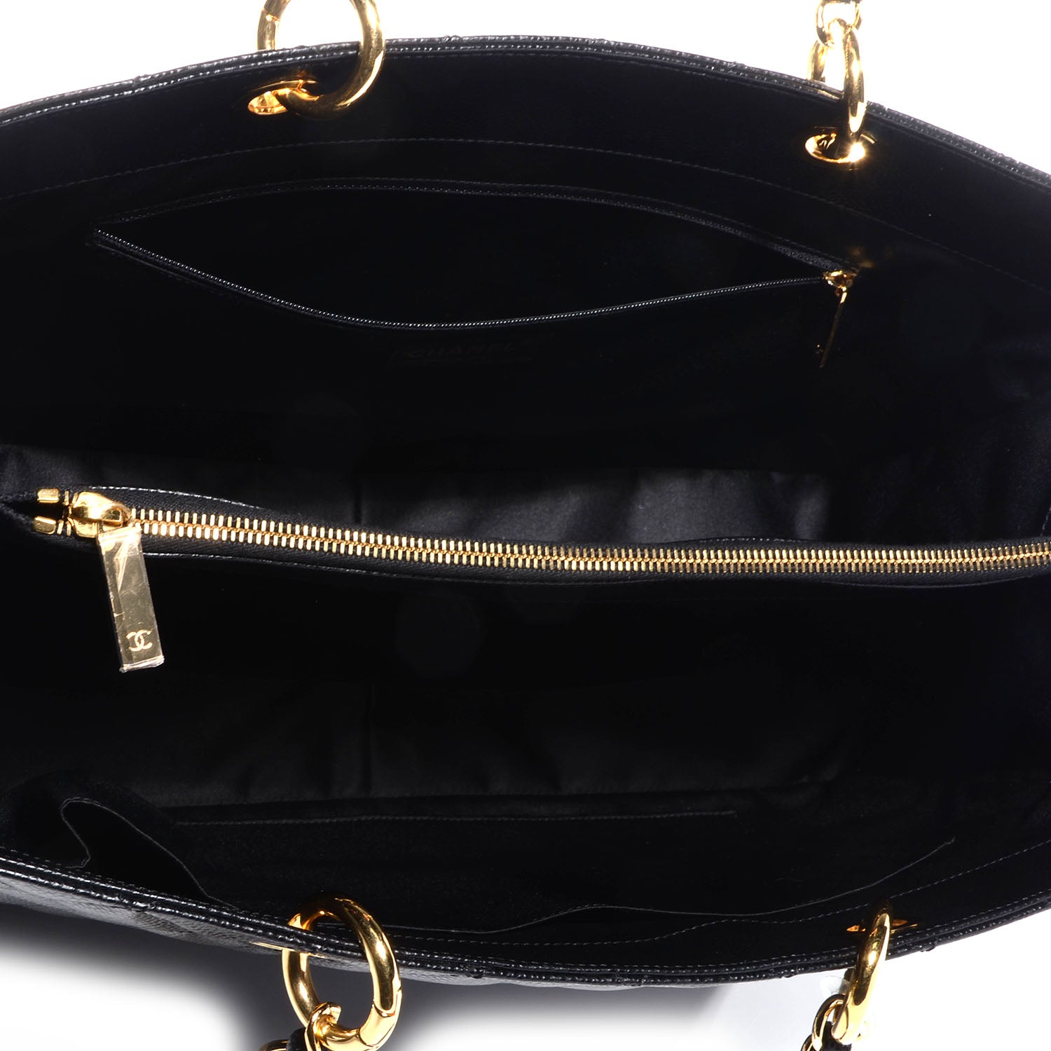 Chanel Caviar XL Grand Shopping Tote GST Black 6 of 8