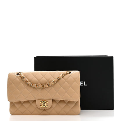 Chanel Caviar Quilted Medium Double Flap Beige 11 of 11