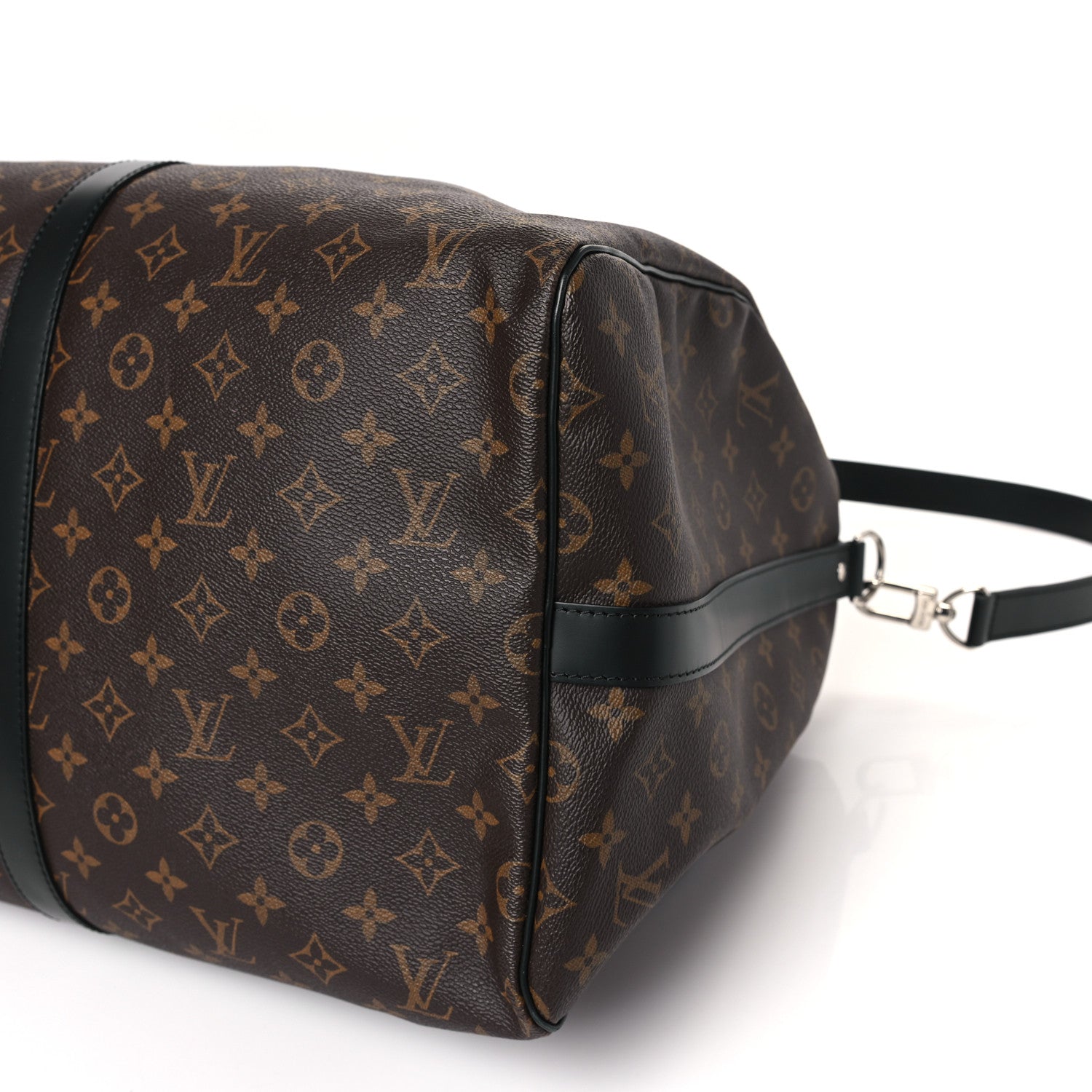 Louis Vuitton Monogram Macassar Keepall Bandouliere 55 6 of 7