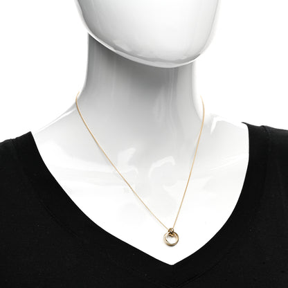 Tiffany 18K Yellow Gold Paloma's Melody Mini Circle Pendant Necklace 2 of 5