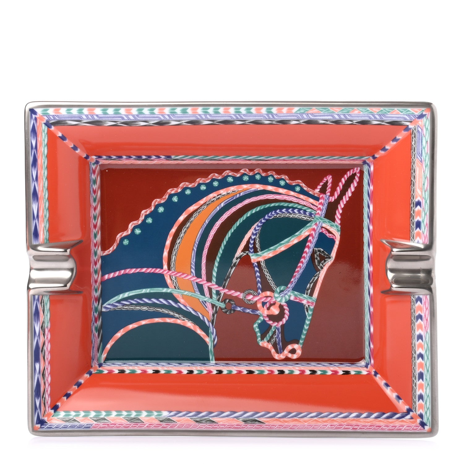 Hermes Porcelain Cendrier 2H Robe du Soir Ashtray 1 of 5