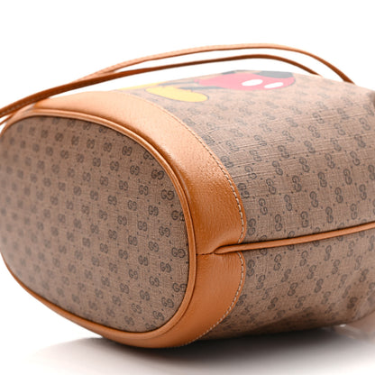 Gucci X DISNEY Mini Vintage GG Supreme Monogram Bucket Bag Beige Vintage Sun Oil 8 of 8