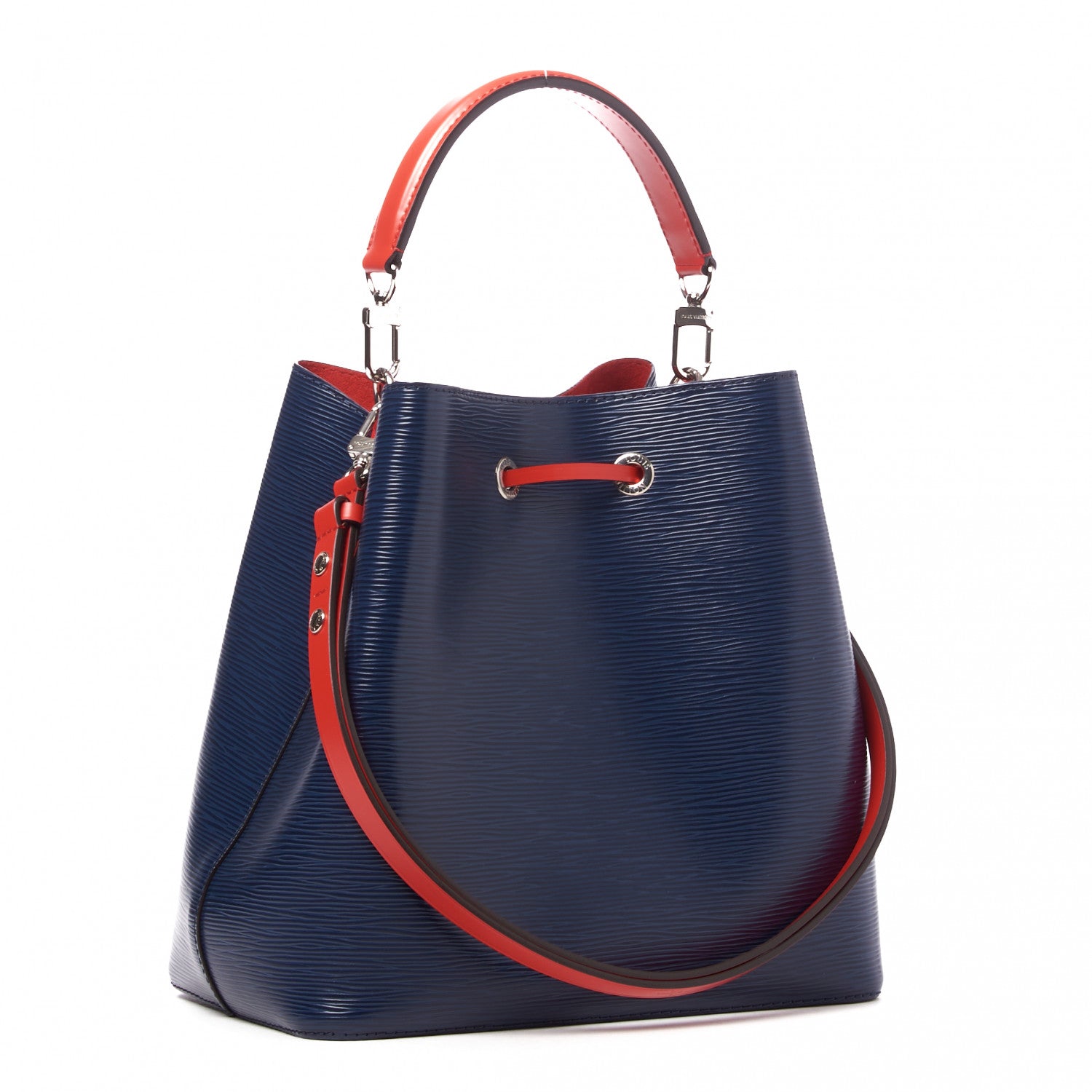 Louis Vuitton Epi Neonoe Indigo Coquelicot 2 of 9