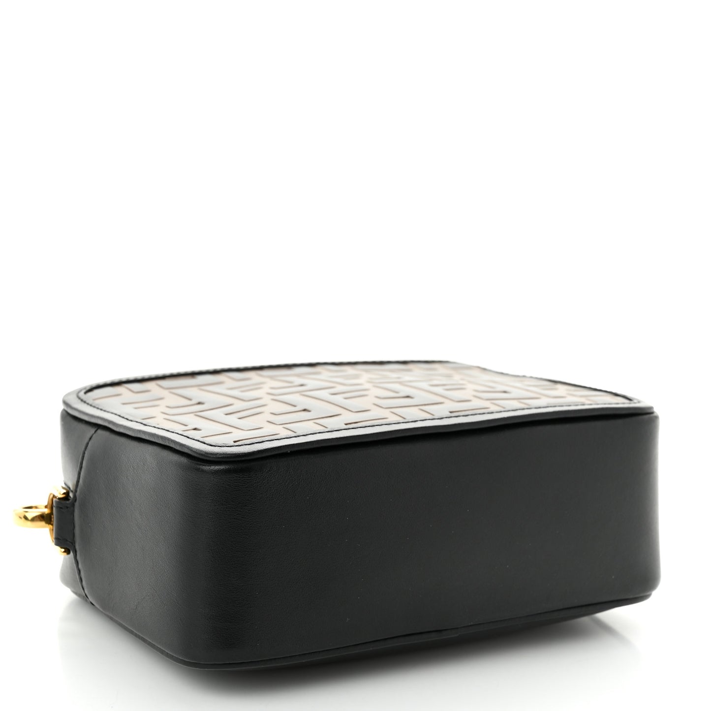 Vitello Century Bi-Color FF 1974 Embossed Mini Camera Case Maya Black