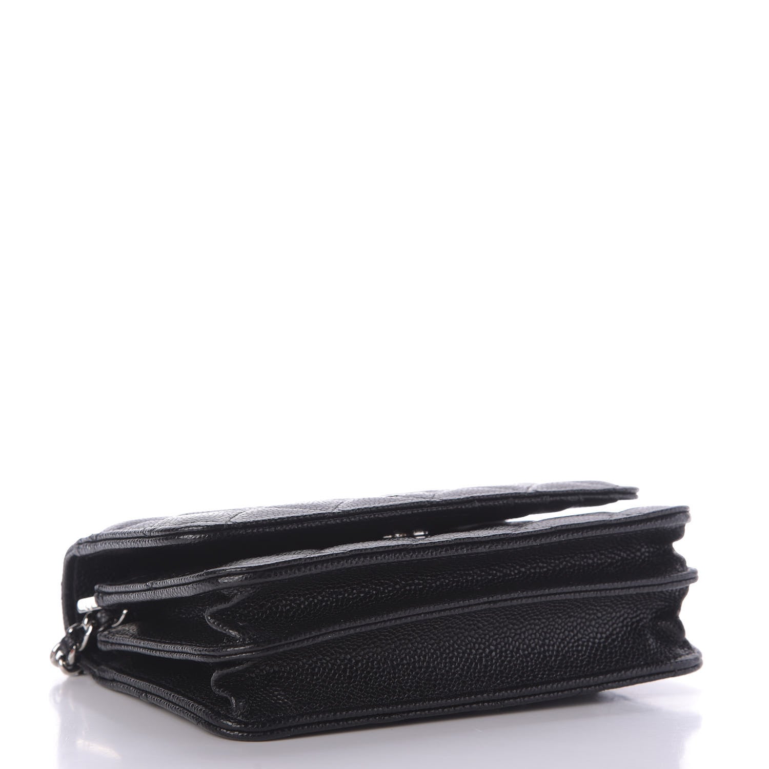 Chanel Caviar Quilted Mini Wallet On Chain WOC Black 4 of 10