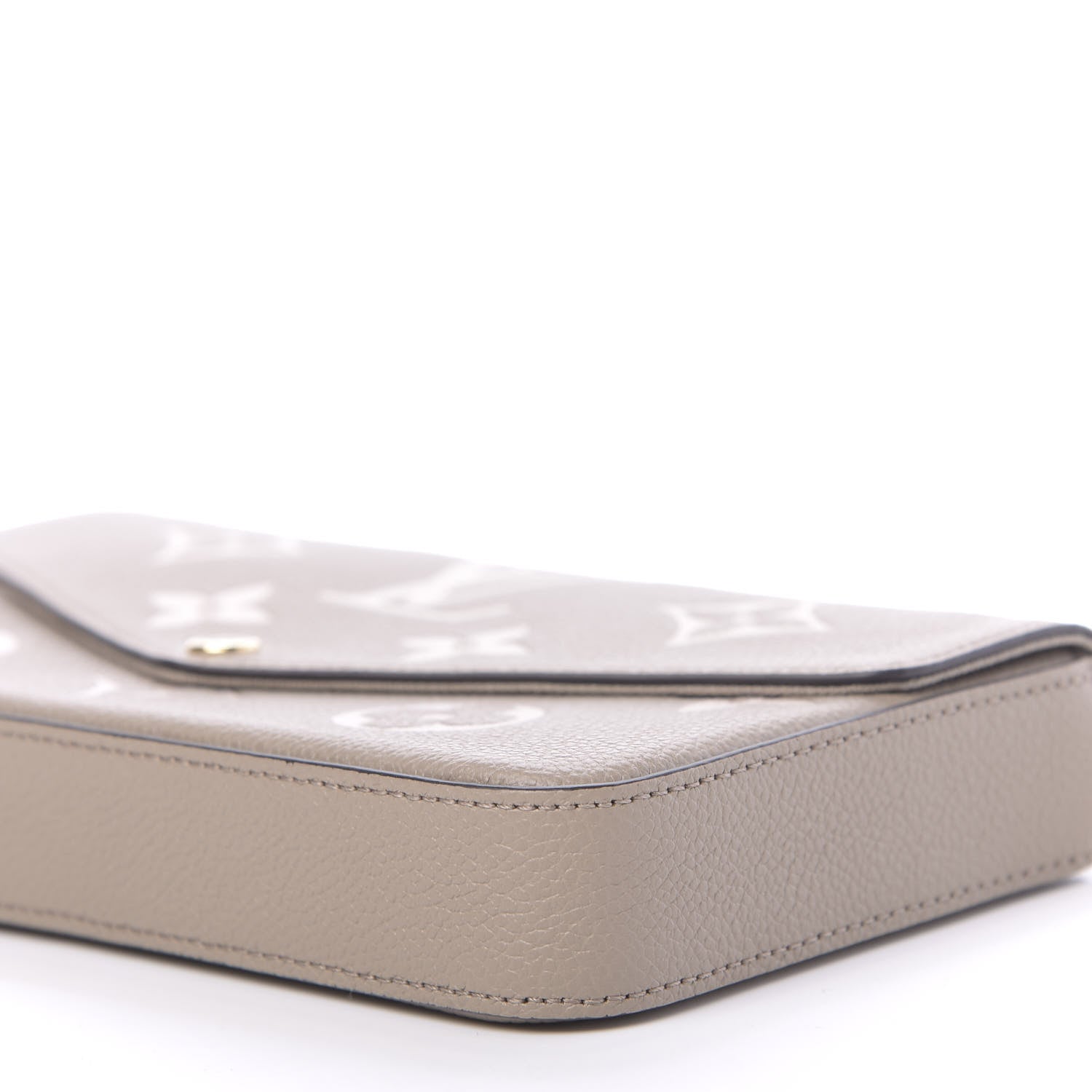 Louis Vuitton Empreinte Monogram Giant Felicie Pochette Tourterelle Creme 8 of 12