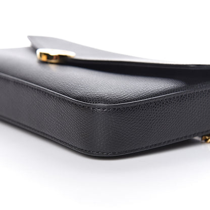 Fendi Vitello Cruise F is Fendi Envelope Wallet on Chain with Pouches Black 11 of 13