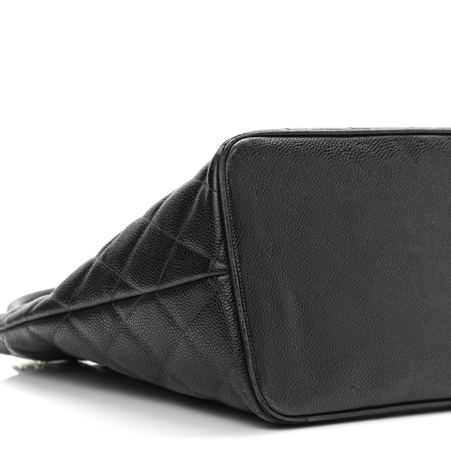 Caviar Quilted Medallion Tote Black