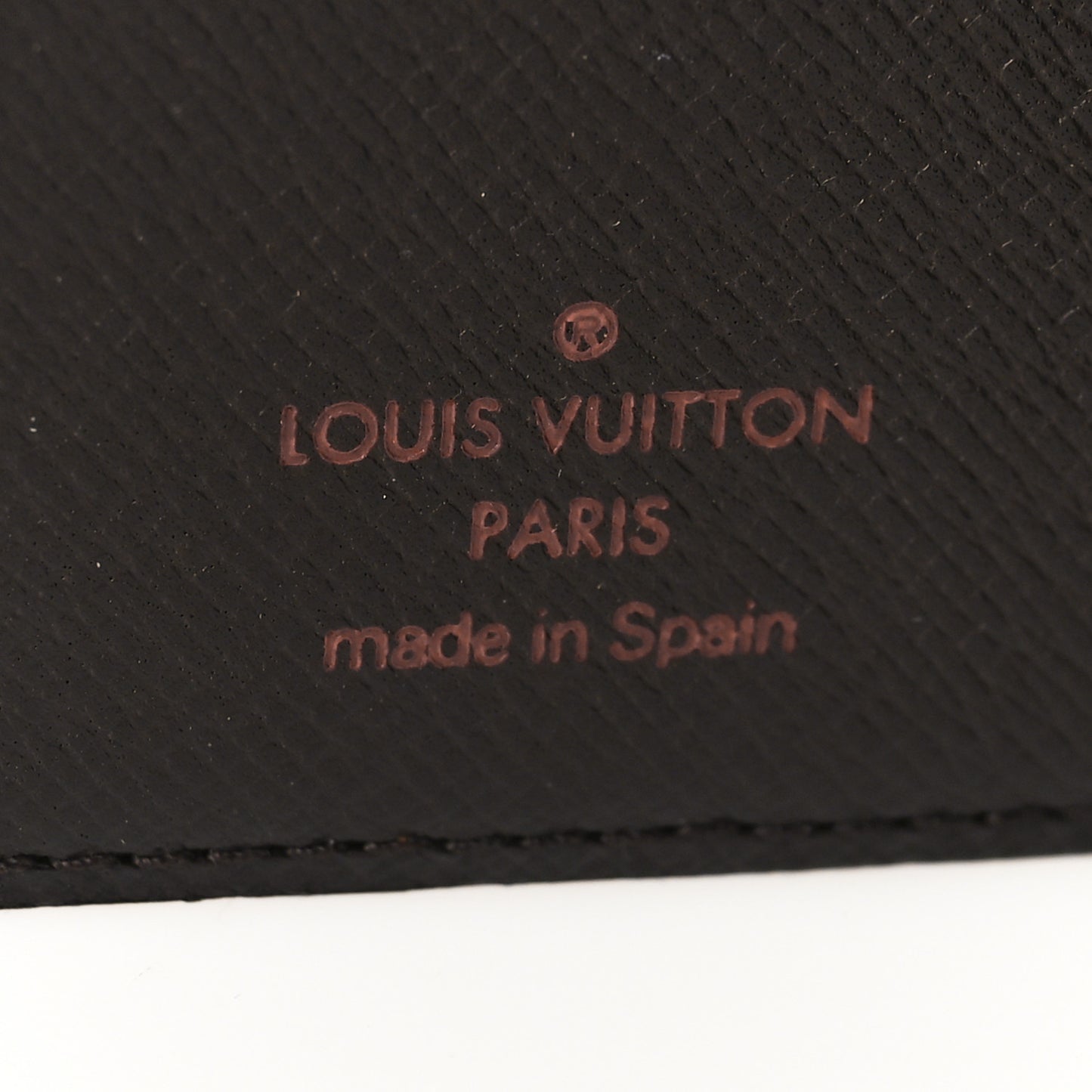Damier Ebene Checkbook Cover Wallet