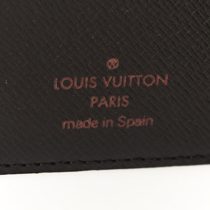 Louis Vuitton Damier Ebene Checkbook Cover Wallet 6 of 8