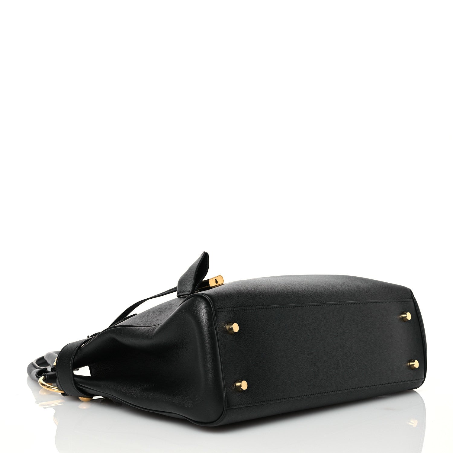 Celine Supple Calfskin Medium Annabel Black 4 of 13