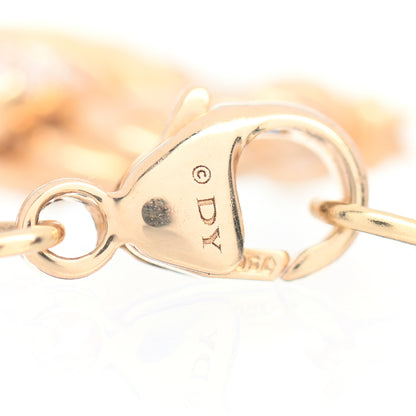 David Yurman 18K Yellow Gold Diamond Belmont Single Station Bracelet 5 of 5