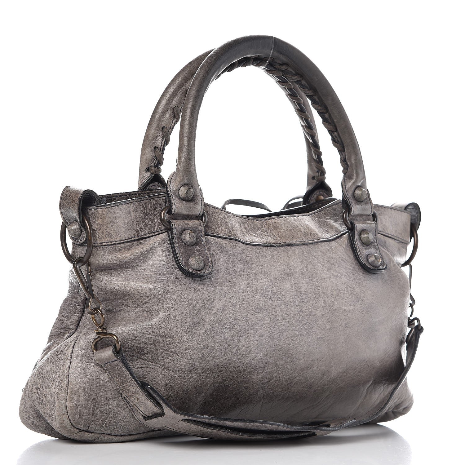 Balenciaga Agneau Rubber Covered Classic Hardware First Anthracite 3 of 21