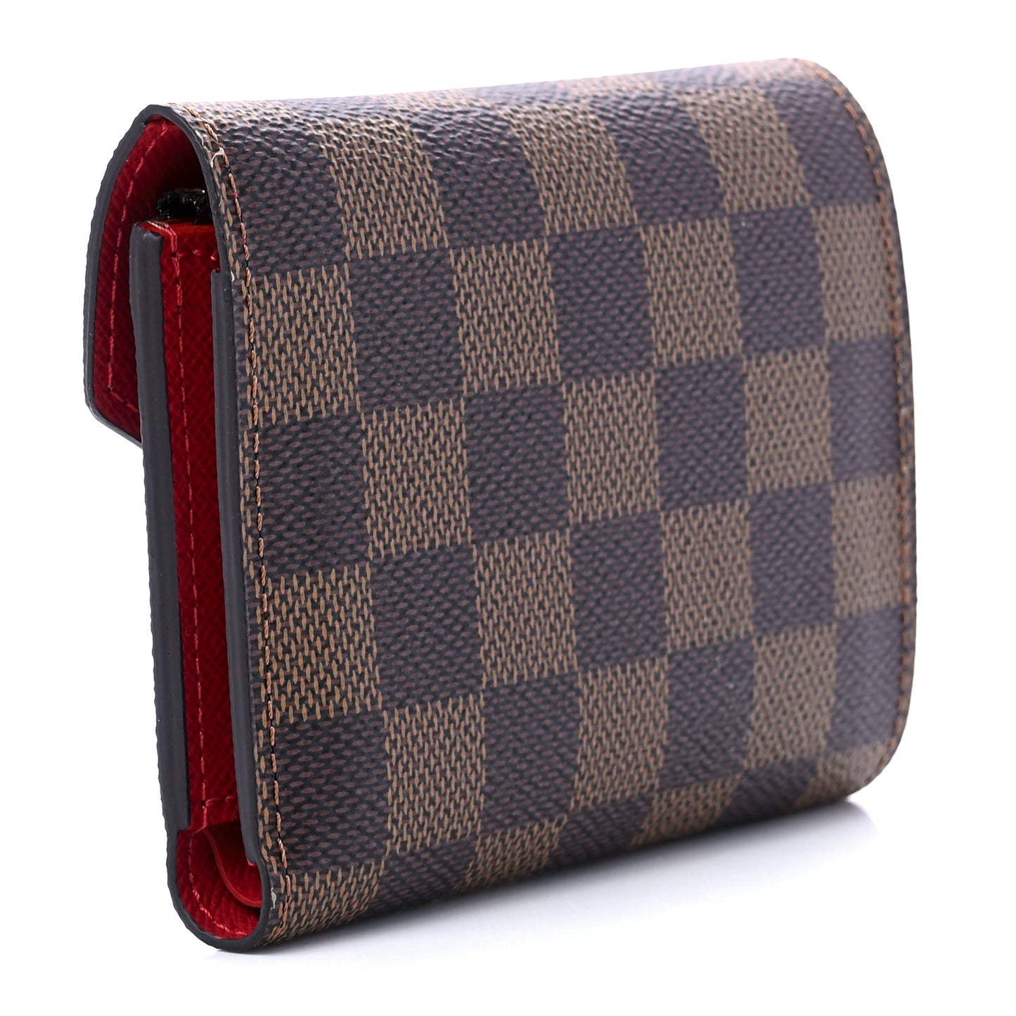Damier Ebene Victorine Wallet Red