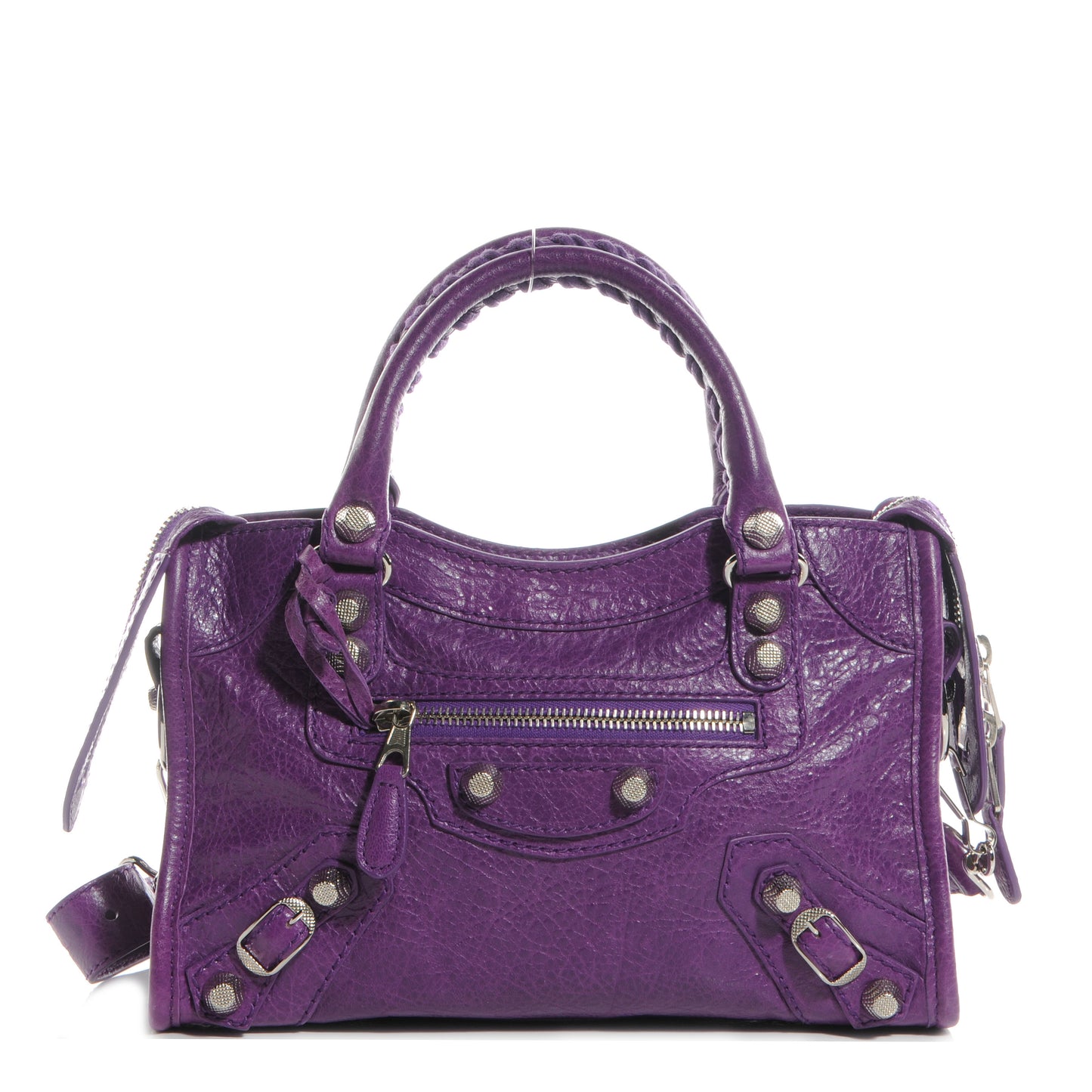 Agneau Giant 12 Silver Hardware Mini City Ultraviolet