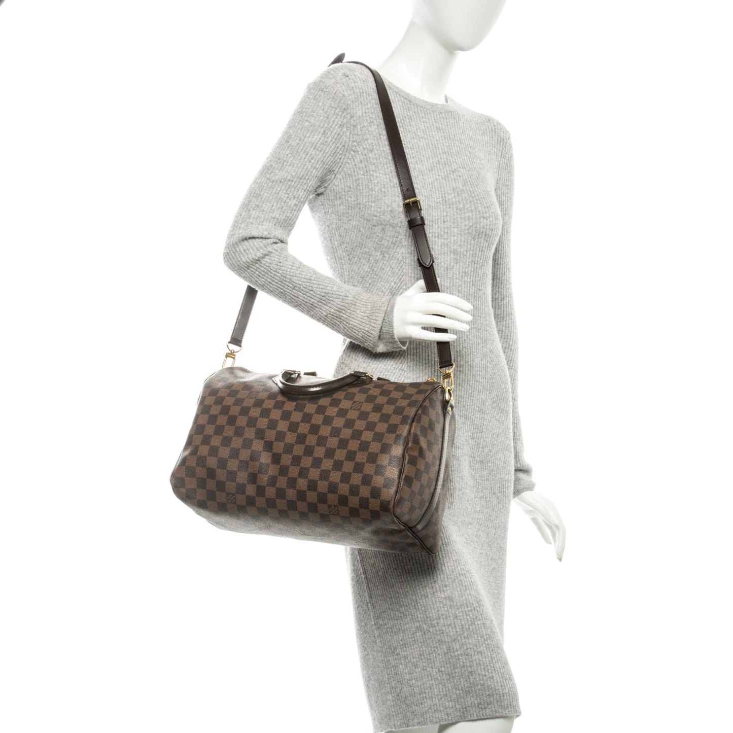 Damier Ebene Speedy Bandouliere 35
