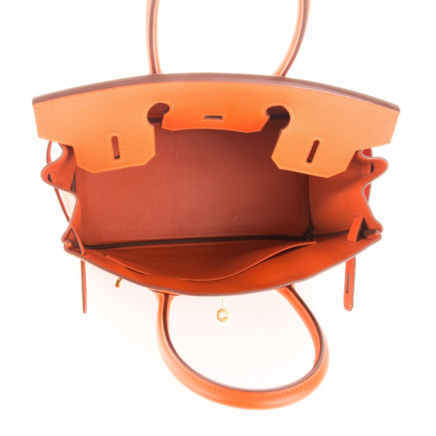 Epsom Birkin 30 Orange