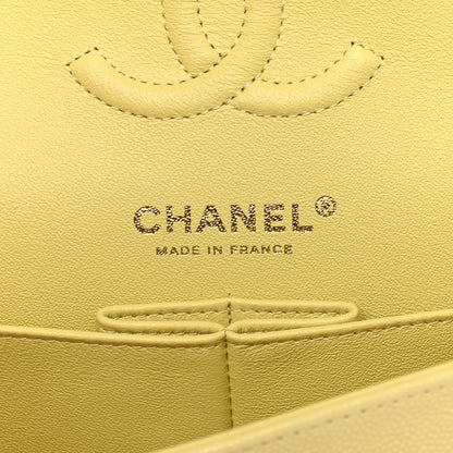 Chanel Caviar Quilted Small Double Flap Yellow 5 of 8